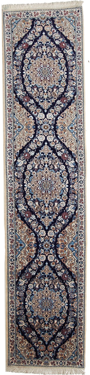 Persian Rug Nain 6La Exklusiv 227x52 227x52, Persian Rug Knotted by hand